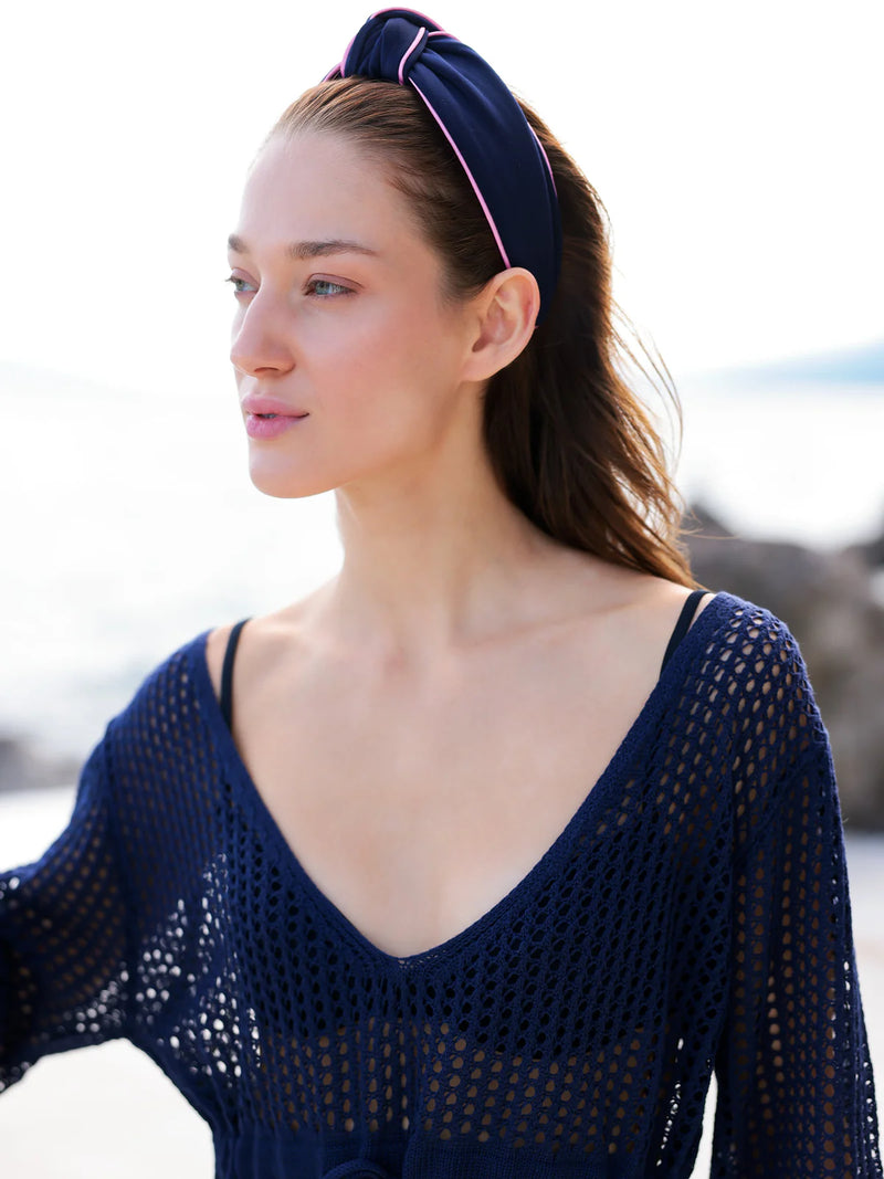 FINAL SALE Shiraleah Marina Cover-Up - Navy