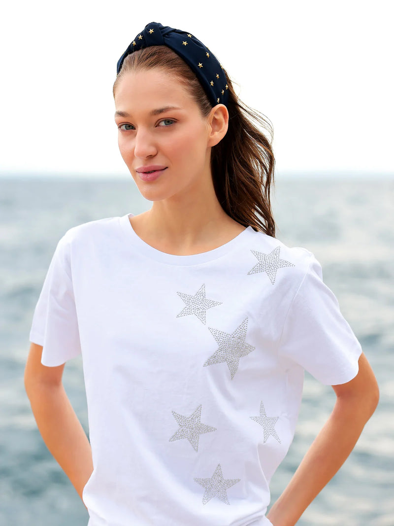 FINAL SALE Stars T-Shirt, White