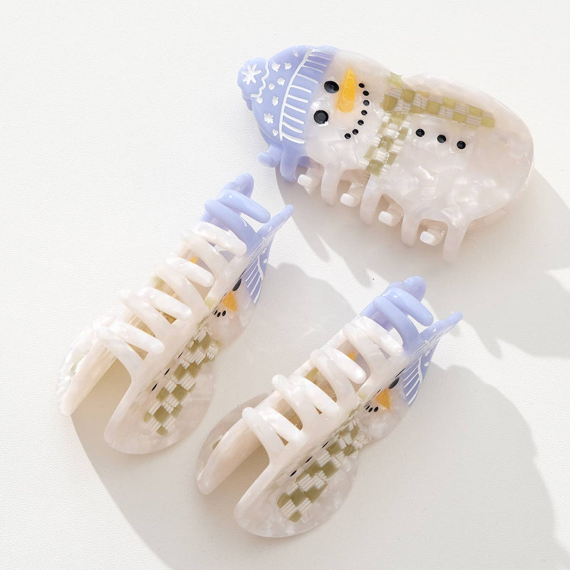 Snowman | Holiday Claw Clip