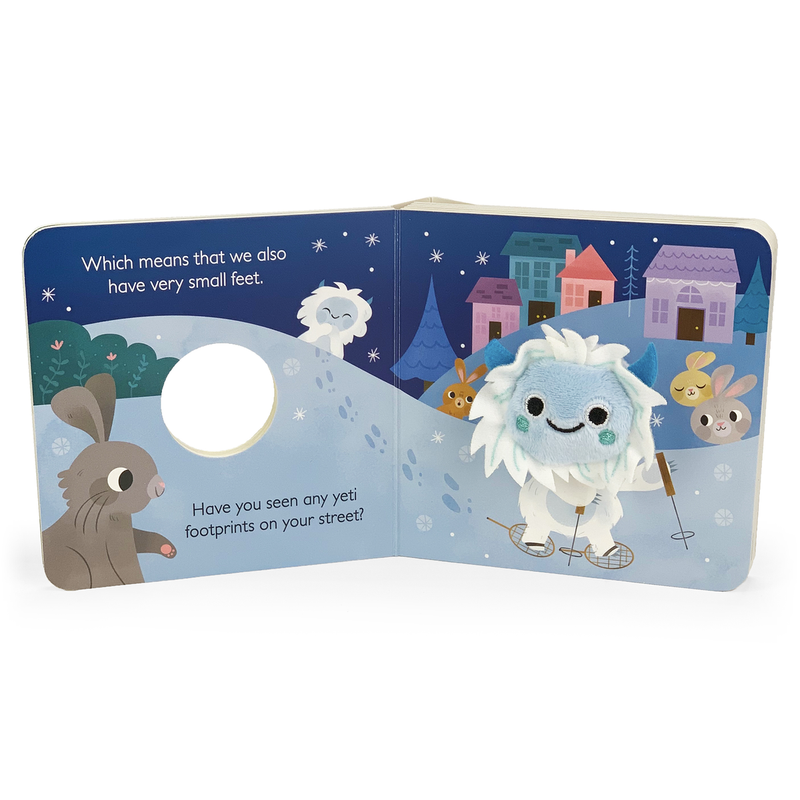 Itty Bitty Yeti Finger Puppet Board Book