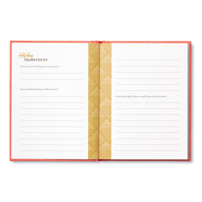 My Mom An Interview Journal to Capture Reflections in Her Own Words