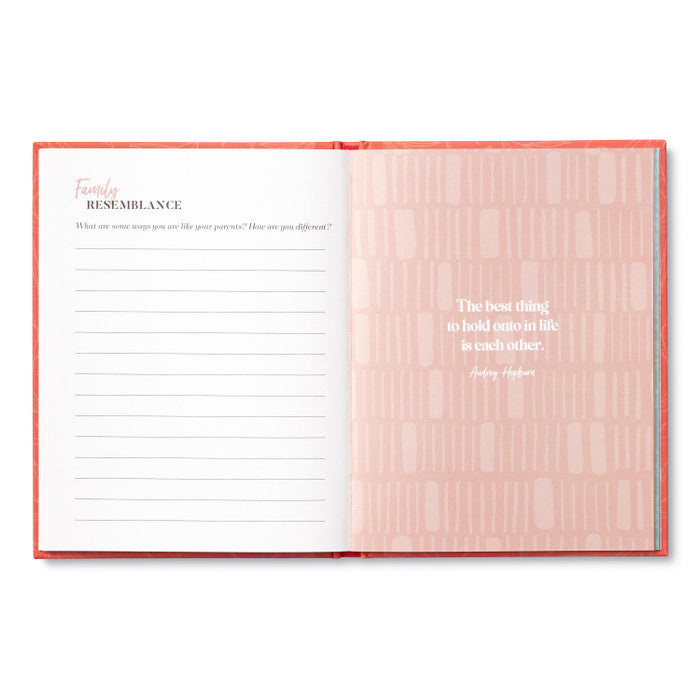 My Mom An Interview Journal to Capture Reflections in Her Own Words