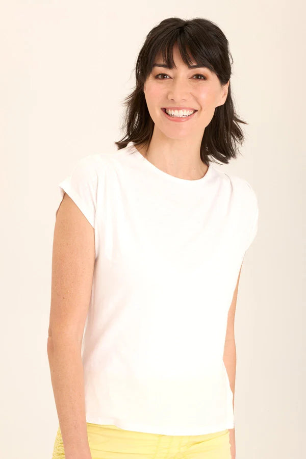 XCVI Wearables Slub Arwen Top - White