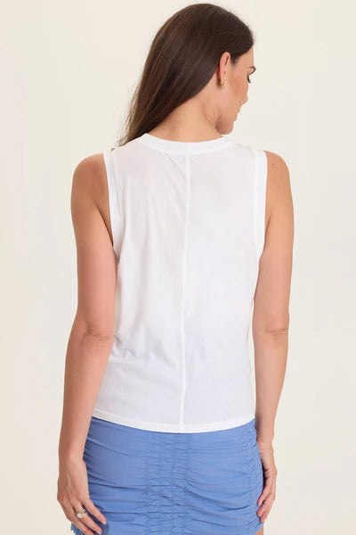 XCVI Wearables Bodie Tank in White