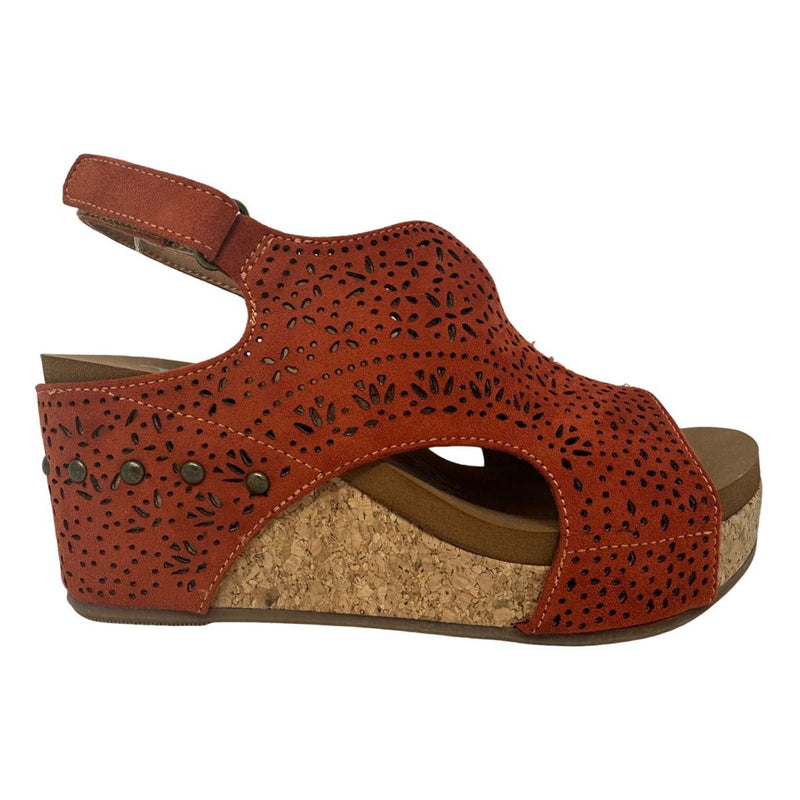 Free Fly 3 Wedge Sandal - Rust