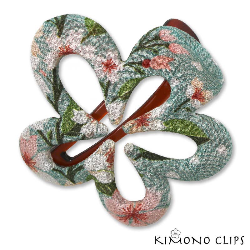 Kimono Clips 375a Open Petal Flower Assorted