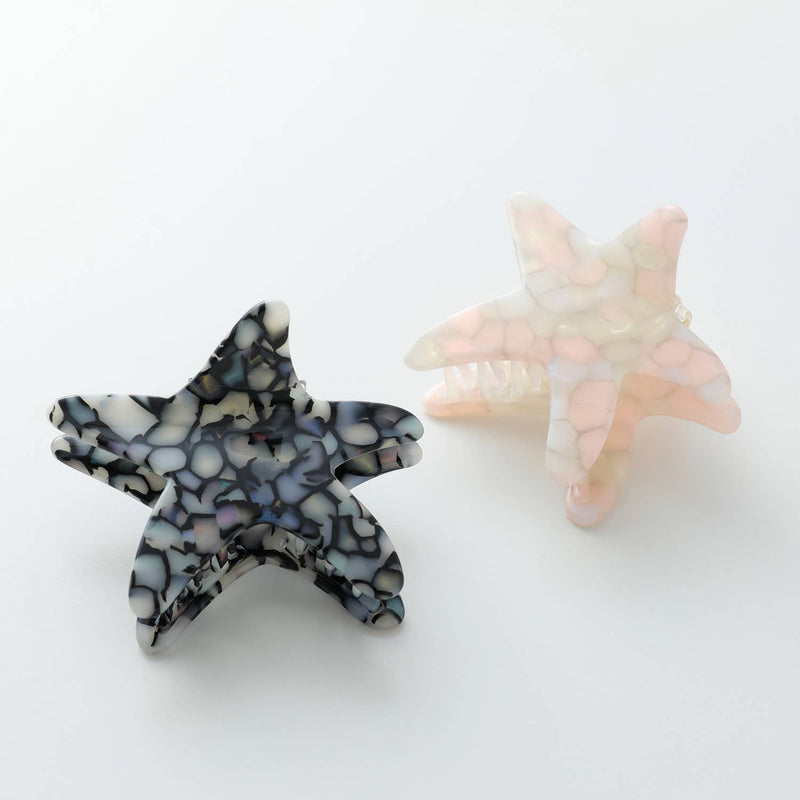 Moon Starfish | Medium Starfish Claw Clip