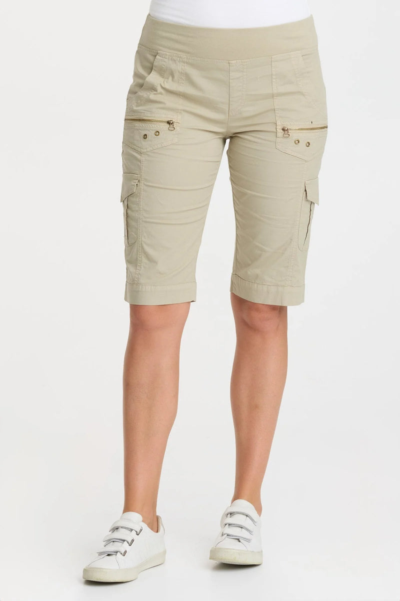 FINAL SALE XCVI CORE BY WEARABLES ZOLA BERMUDA SHORT - PASTEL ROSEMARY