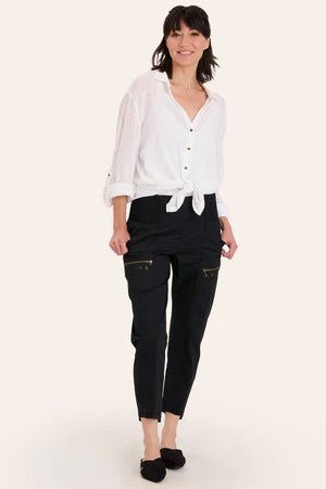 XCVI Wearables Acker Slim Pant - Black