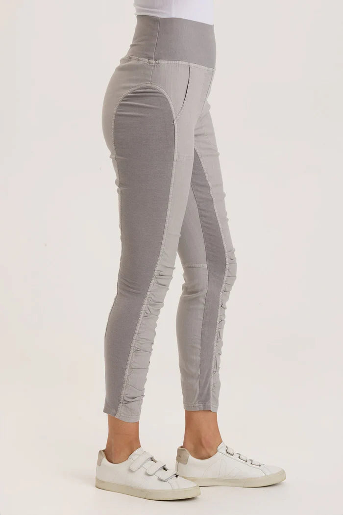 XCVI Twill Penny Legging - Cotton Grey Pigment