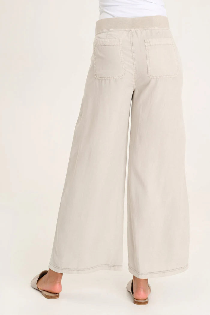 XCVI Pheodora Embroidered Pant - Whitecap Pigment