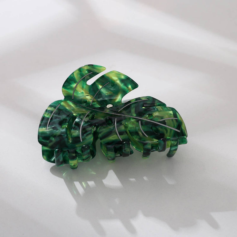 Monstera Leaf Claw Clip