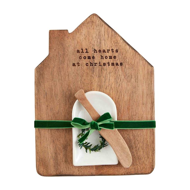 Mud Pie All Hearts Come Home Board & Dip Set