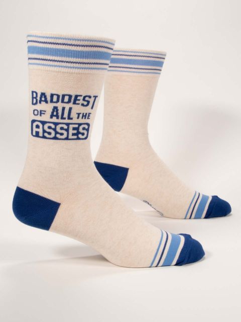 Blue Q Mens Socks - Baddest of the Asses