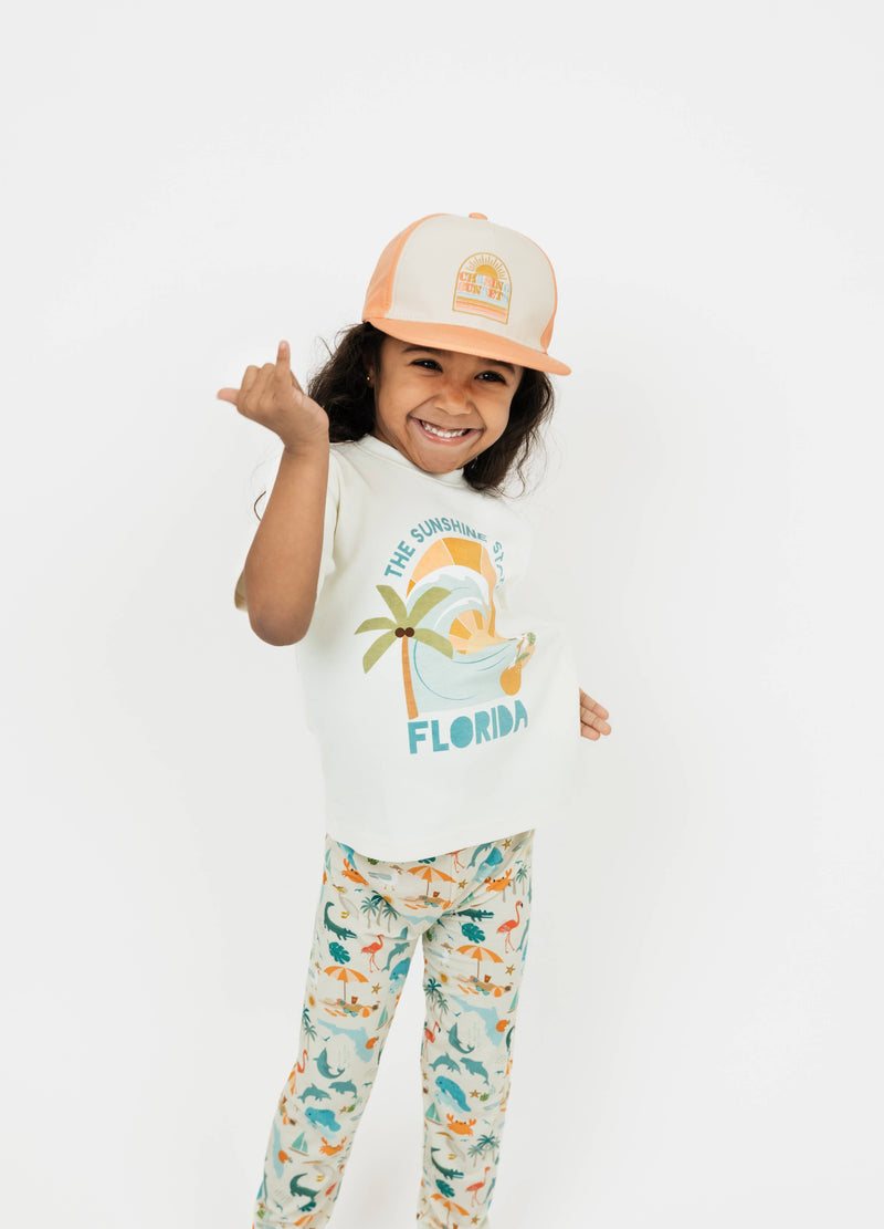 Chasing Sunsets Beachy Kids Snapback Hat