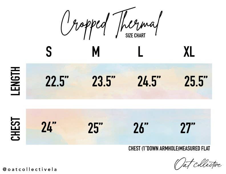 UNITED STATES OF AMERICA Cropped Thermal Vintage Pullover