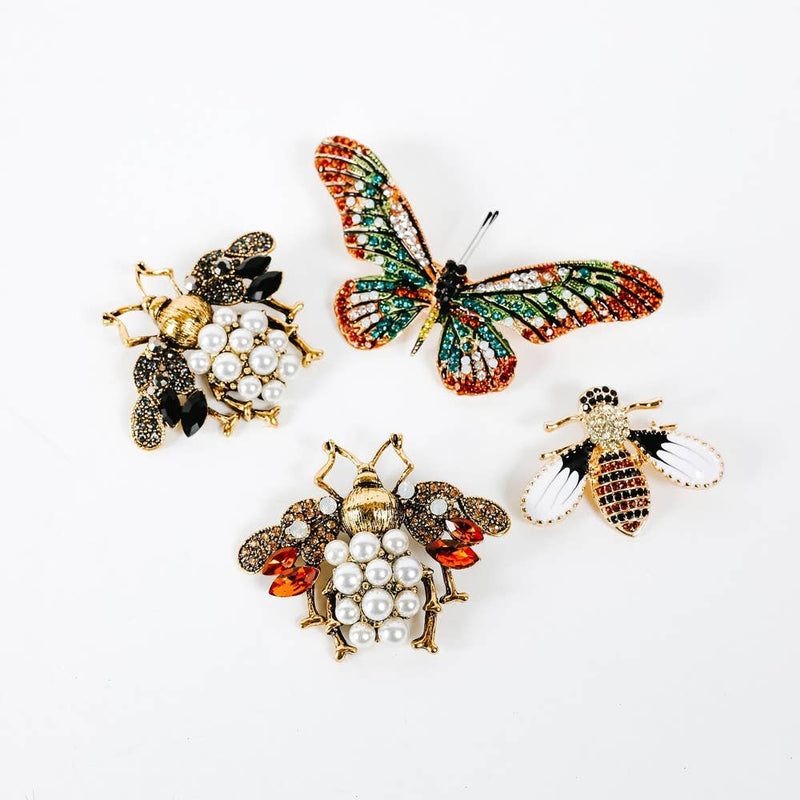 Dazzling Accent Brooch