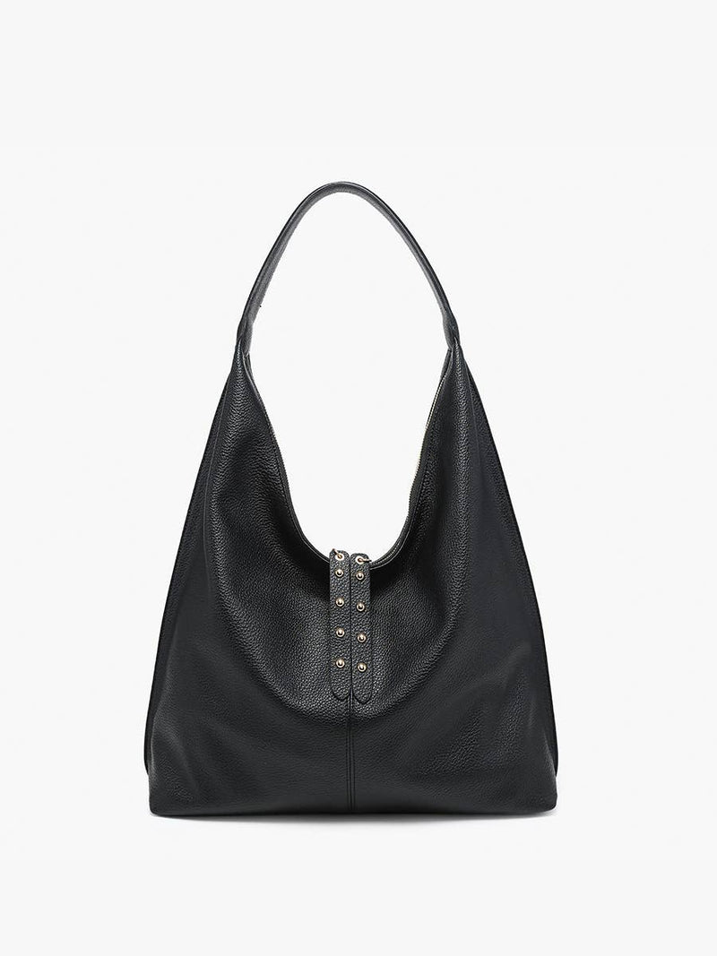 M2621 Tori Slouchy Hobo w/ Studded Tassels