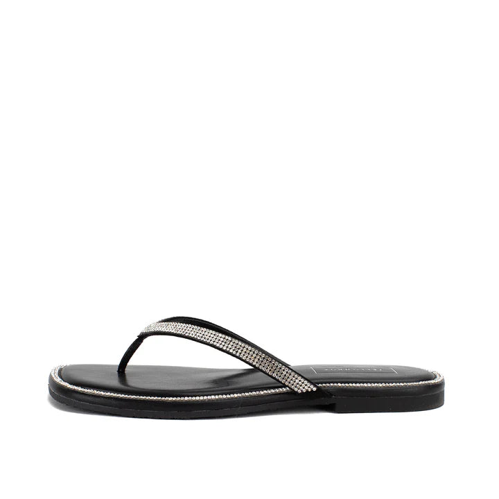 Yellow Box - Danaya Flip Flop Sandal - Black