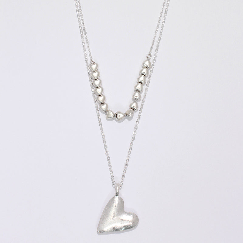 Necklace-Heart Pendant and Strand