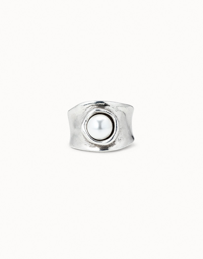 UNOde50 Ring with pearl - Sterling Silver