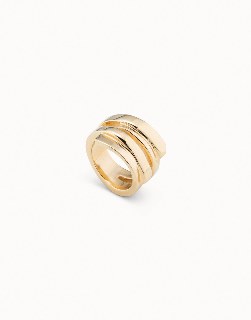 UNOde50 Multiband ring - Gold