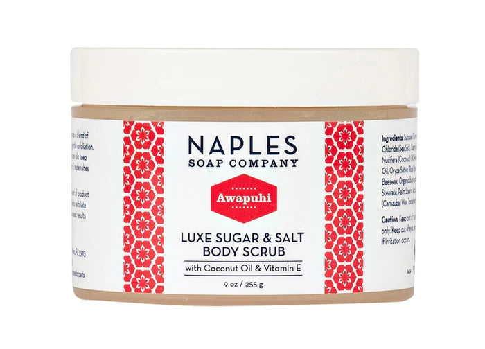 Naples Soap Co Awapuhi Luxe Sugar & Salt Body Scrub 9 oz