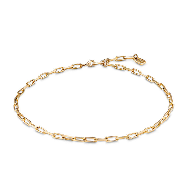 UNOde50 Short link chain charm necklace - Gold