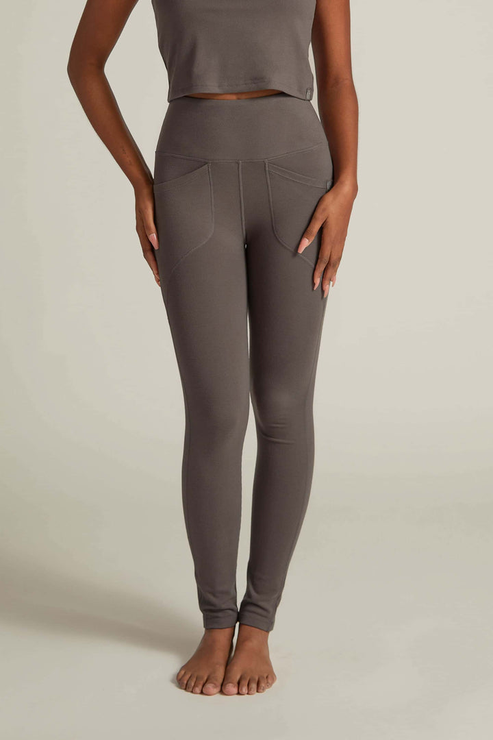 Faceplant Dreams Soft Legging - Soft Grey