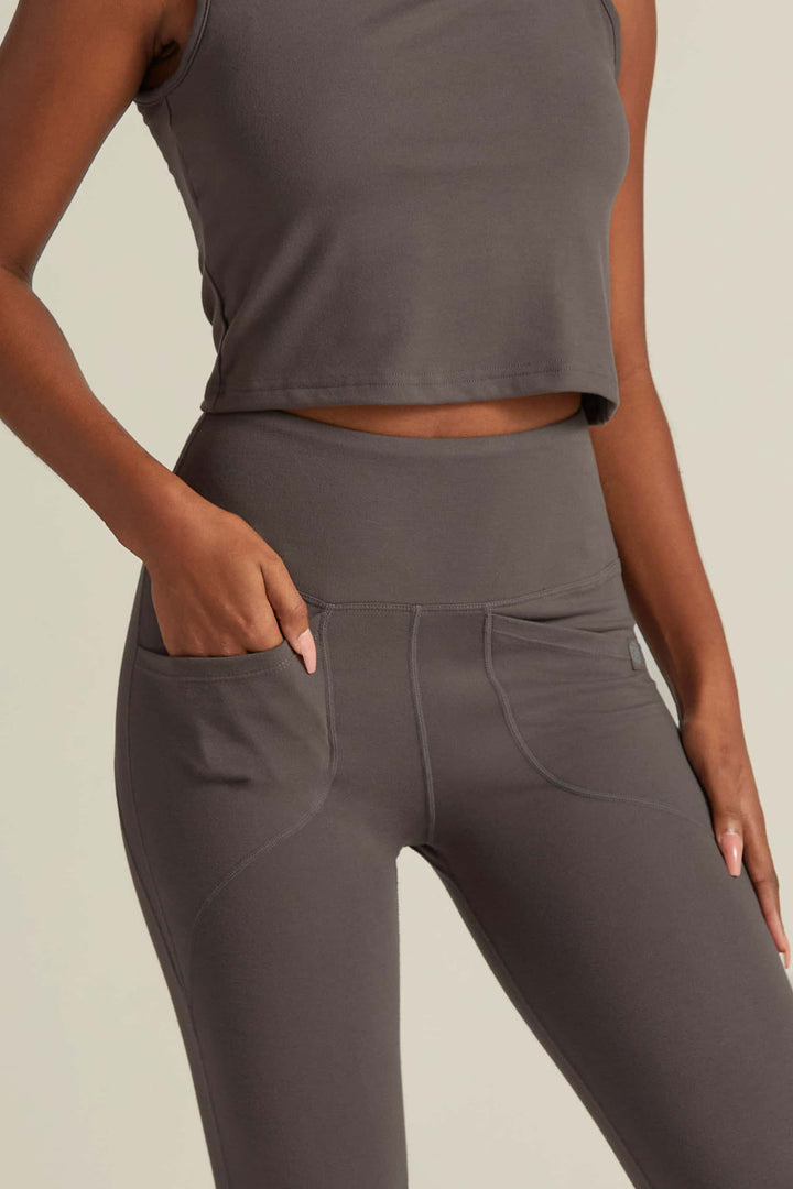 Faceplant Dreams Soft Legging - Soft Grey