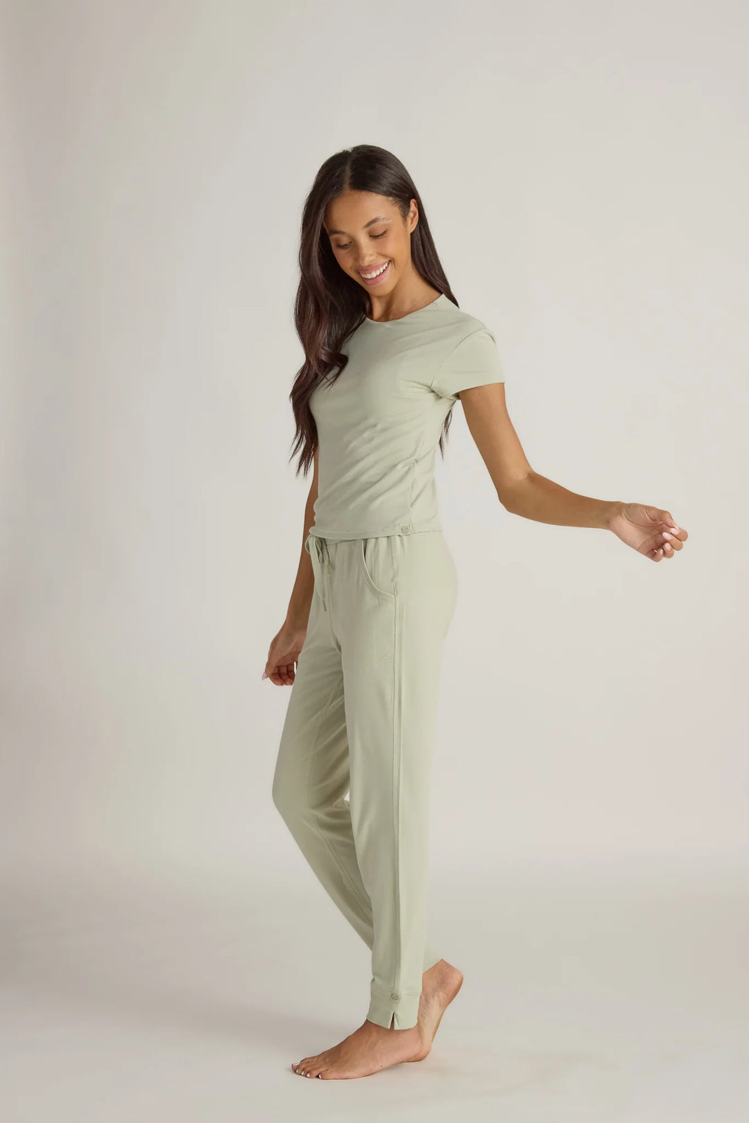 Faceplant Dreams Soft Jogger - Sage