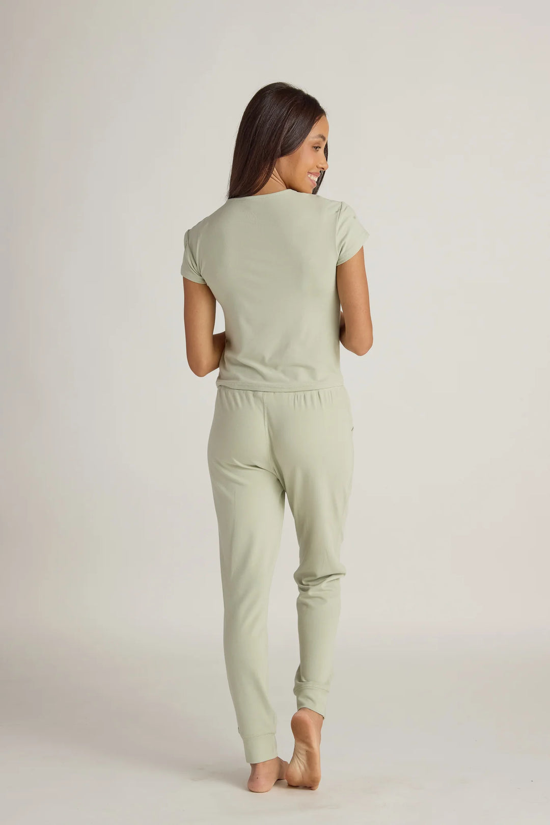 Faceplant Dreams Soft Jogger - Sage