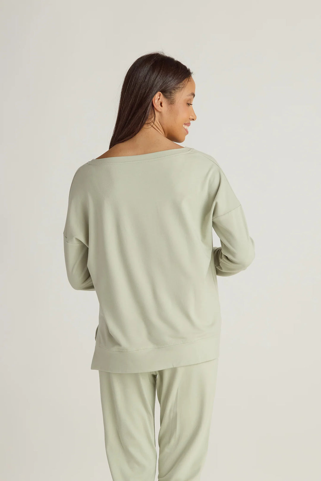 Faceplant Dreams Soft Pullover - Sage