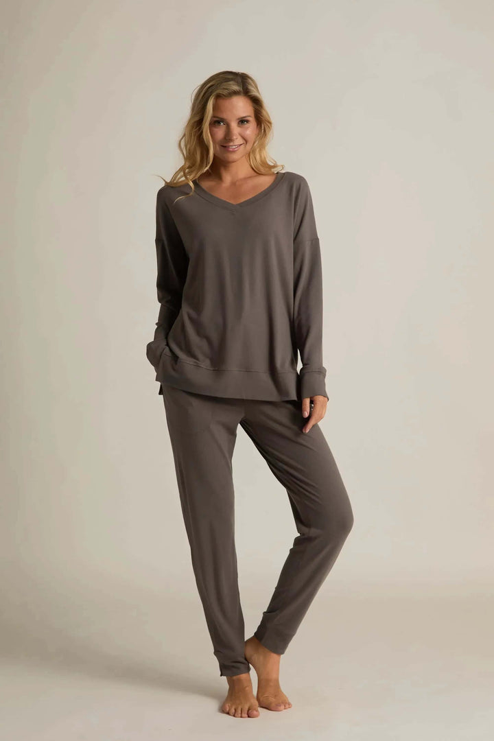 Faceplant Dreams Soft Pullover - Soft Grey