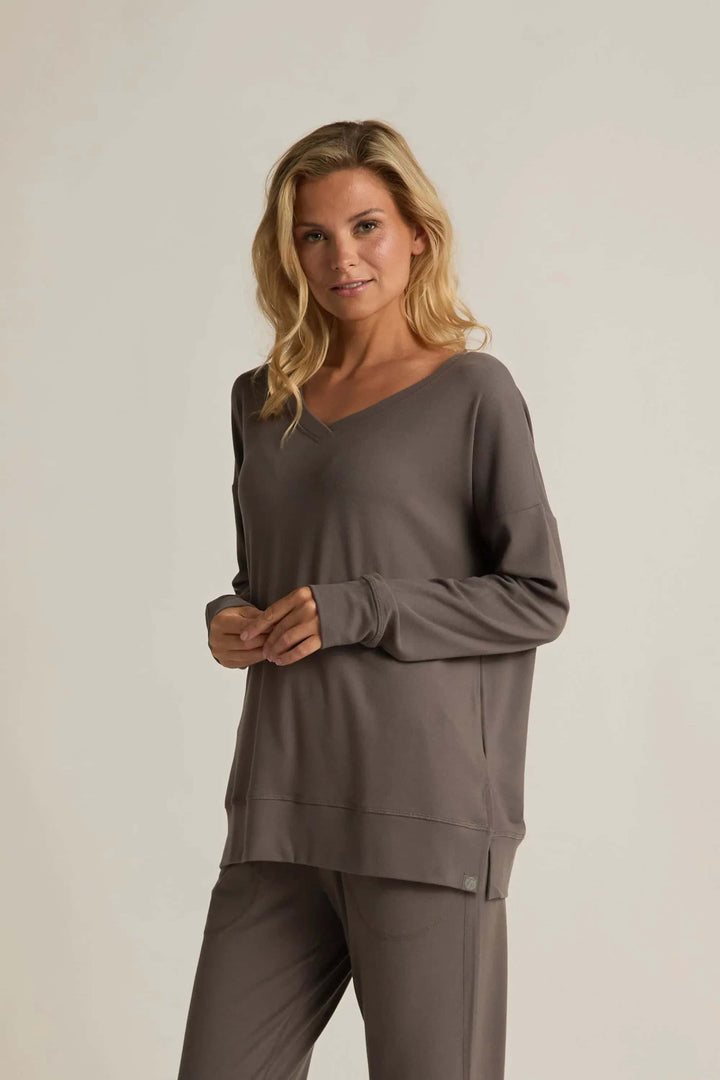 Faceplant Dreams Soft Pullover - Soft Grey