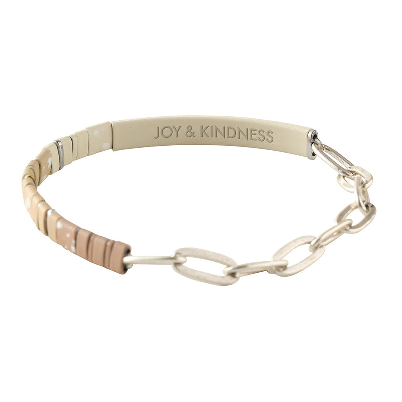 Scout - Good Karma Ombre w/Chain Bracelet - Joy & Kindness Ivory/Silver