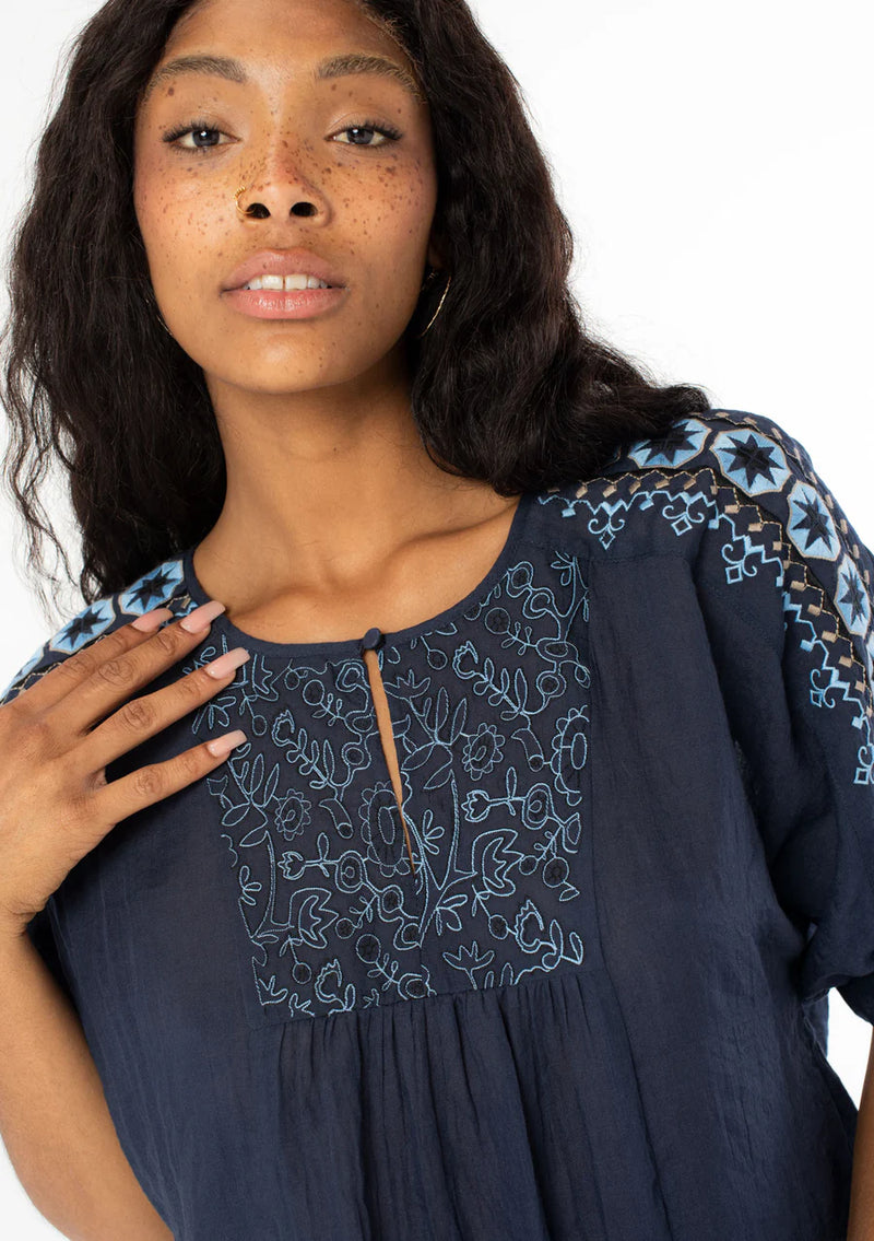 FINAL SALE Whitley Embroidered Top