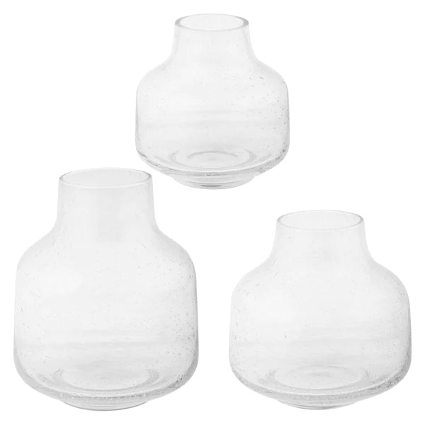 Karma Bubble Glass Vase 3 Sizes - KA6024CLR