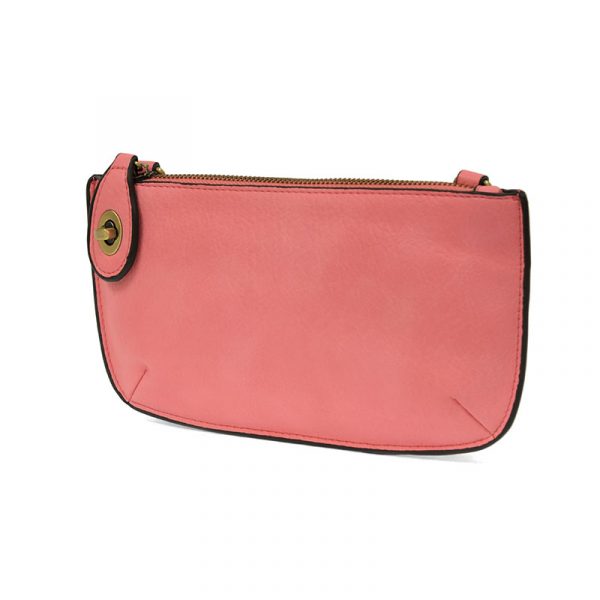 Joy Susan Mini Crossbody Wristlet Clutch - Flamingo Pink