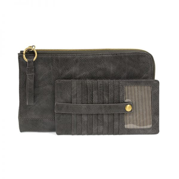 Joy Susan Karina Convertible Wristlet & Wallet - Storm Grey