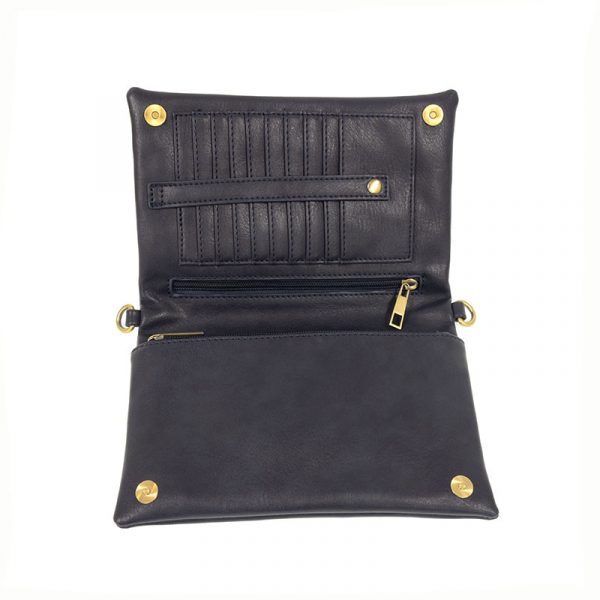 Joy Susan Kitty Multi Pocket Crossbody - Navy