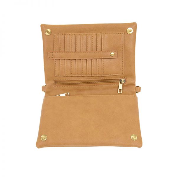 Joy Susan Kitty Multi Pocket Crossbody - Tan