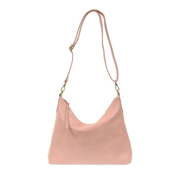 Joy Susan Selene Slouchy Hobo Bag with Braided Handle - Mauve