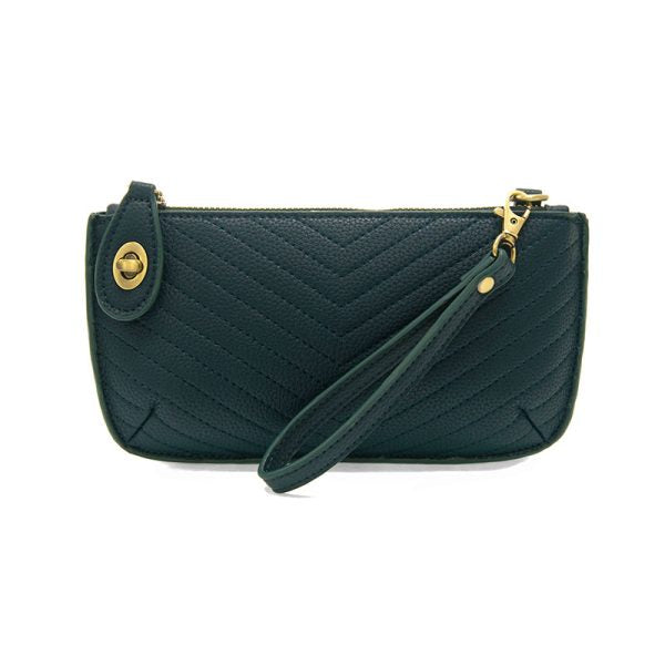 Joy Susan Quilted Mini Crossbody Wristlet Clutch - Dark Teal