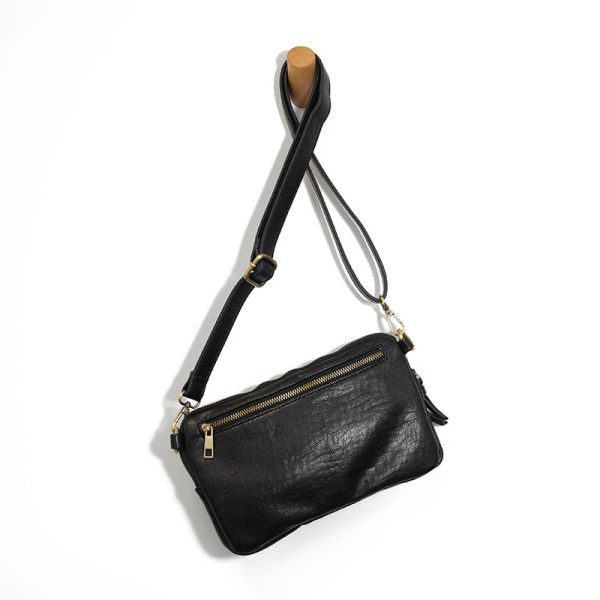 Joy Susan Kendra Cargo Pocket Sling Crossbody - Black