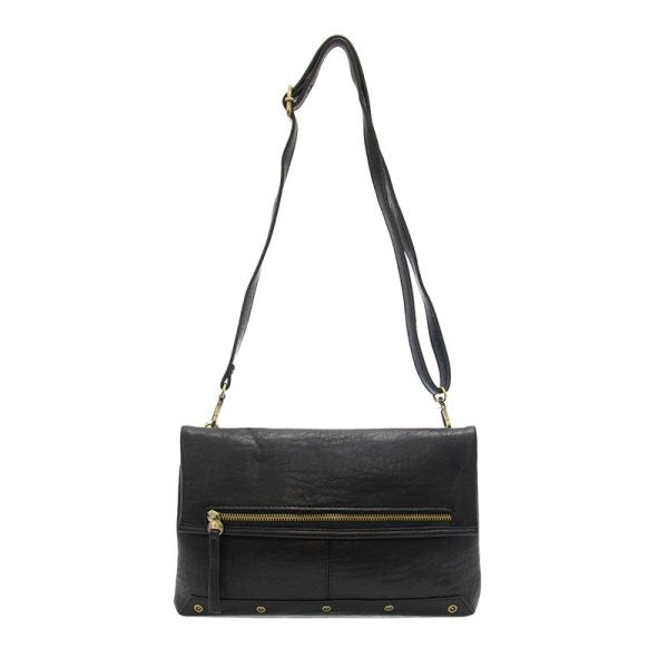 Joy Susan Cassie Foldover Convertible Crossbody Bag - Black
