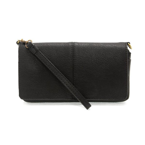 Joy Susan Everly Organizer Flap Crossbody - Black