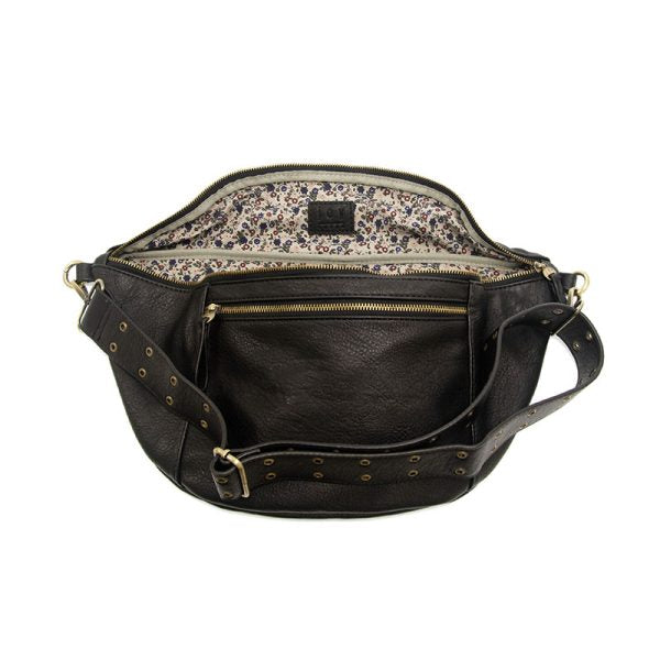 Joy Susan Mel Large Sling Crossbody Bag - Black