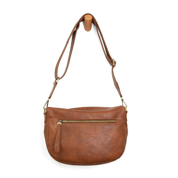 Joy Susan Laura Contrast Strap Sling Belt Bag - Pecan