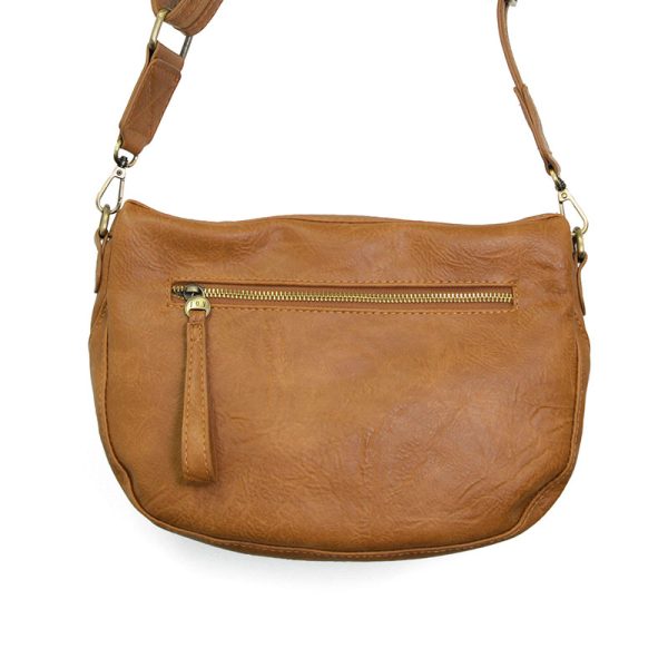 Joy Susan Laura Contrast Strap Sling Belt Bag - Chestnut
